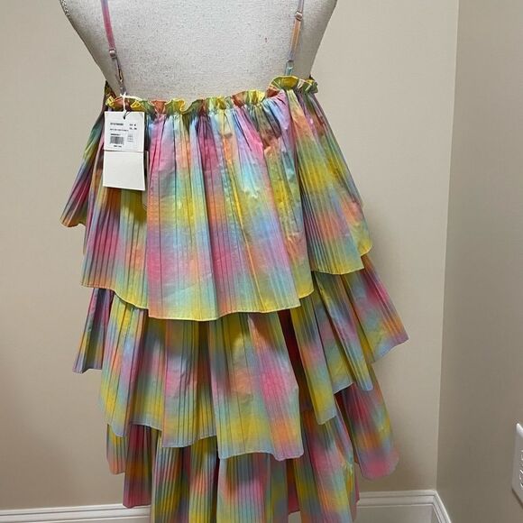 NWT Anthropologie Beatrice B Square Neck tired Rainbow dress size 8
New With tag - Picture 8 of 11